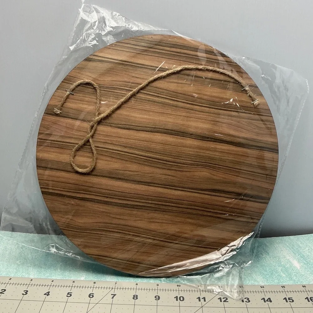 N/A circular wooden